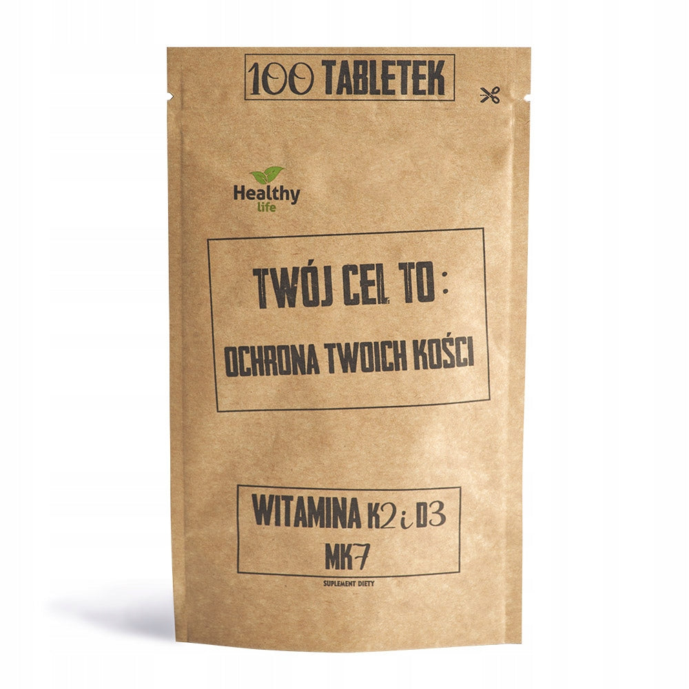 VITAMIN K2 MK7 D3 BONE BLOOD CLOTTING IMMUNITY BONE TISSUE 2x100 TAB Packaging status original