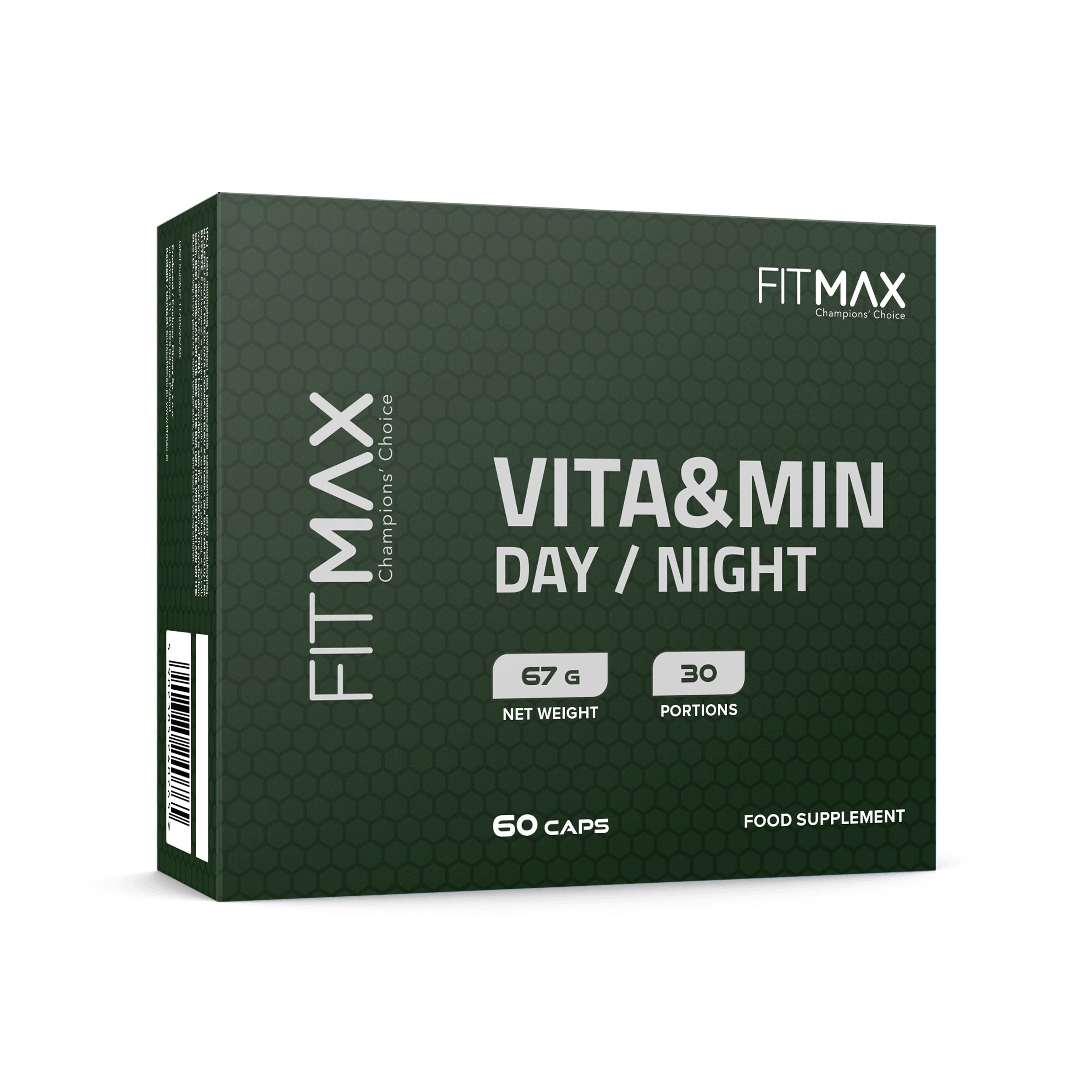 VITAMINS AND MINERALS FOR ATHLETES Sport FitMax Vitamin Day Night 60 kaps