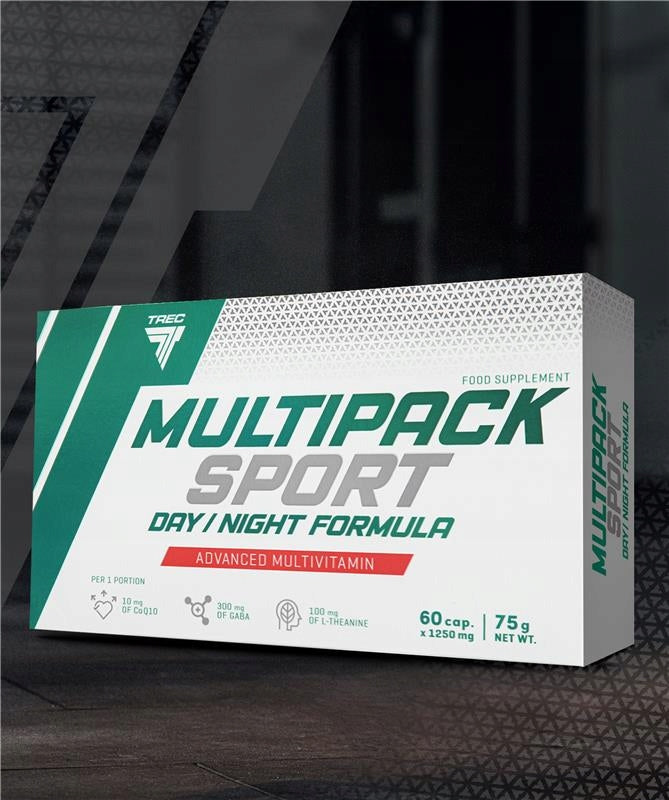 VITAMINS AND MINERALS FOR ATHLETES Trec Multipack Sport Day/Night 60 kaps EAN (GTIN) 5901828342868