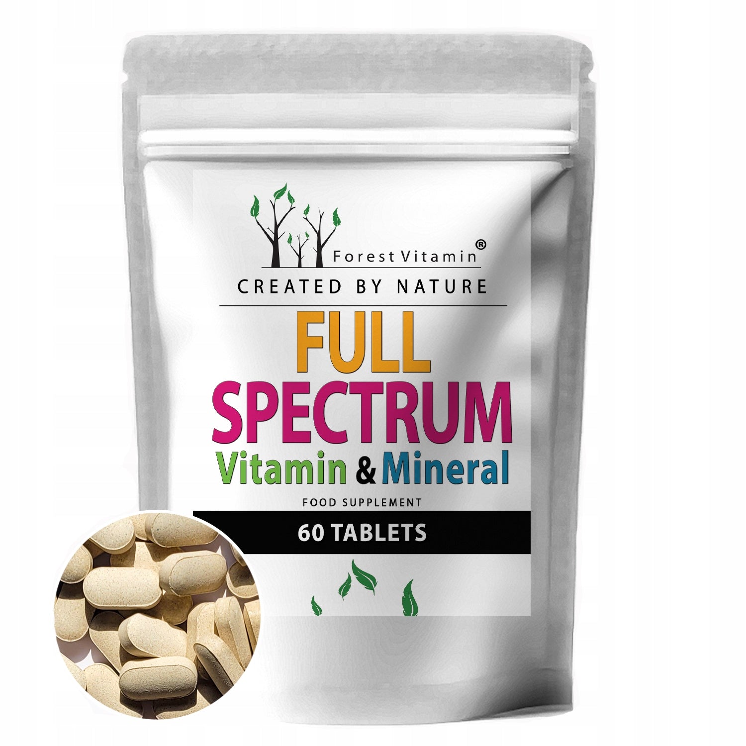 VITAMINS AND MINERALS FULL SPECTRUM MULTIVITAMIN SPECTRUM ALL IN 1