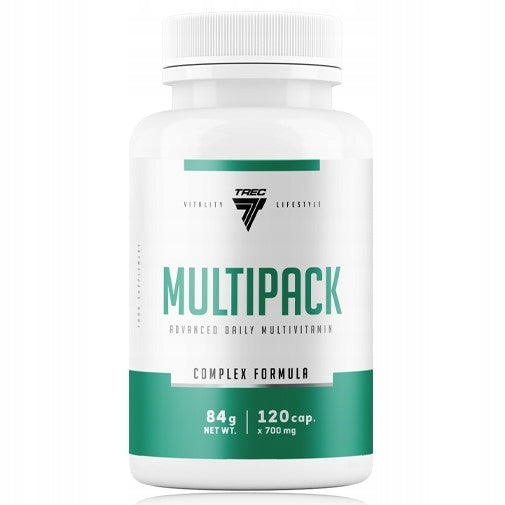 VITAMINS AND MINERALS Trec Vitality MULTIPACK 120 kaps COMPLEX FOR HEALTH EAN (GTIN) 5902114011758