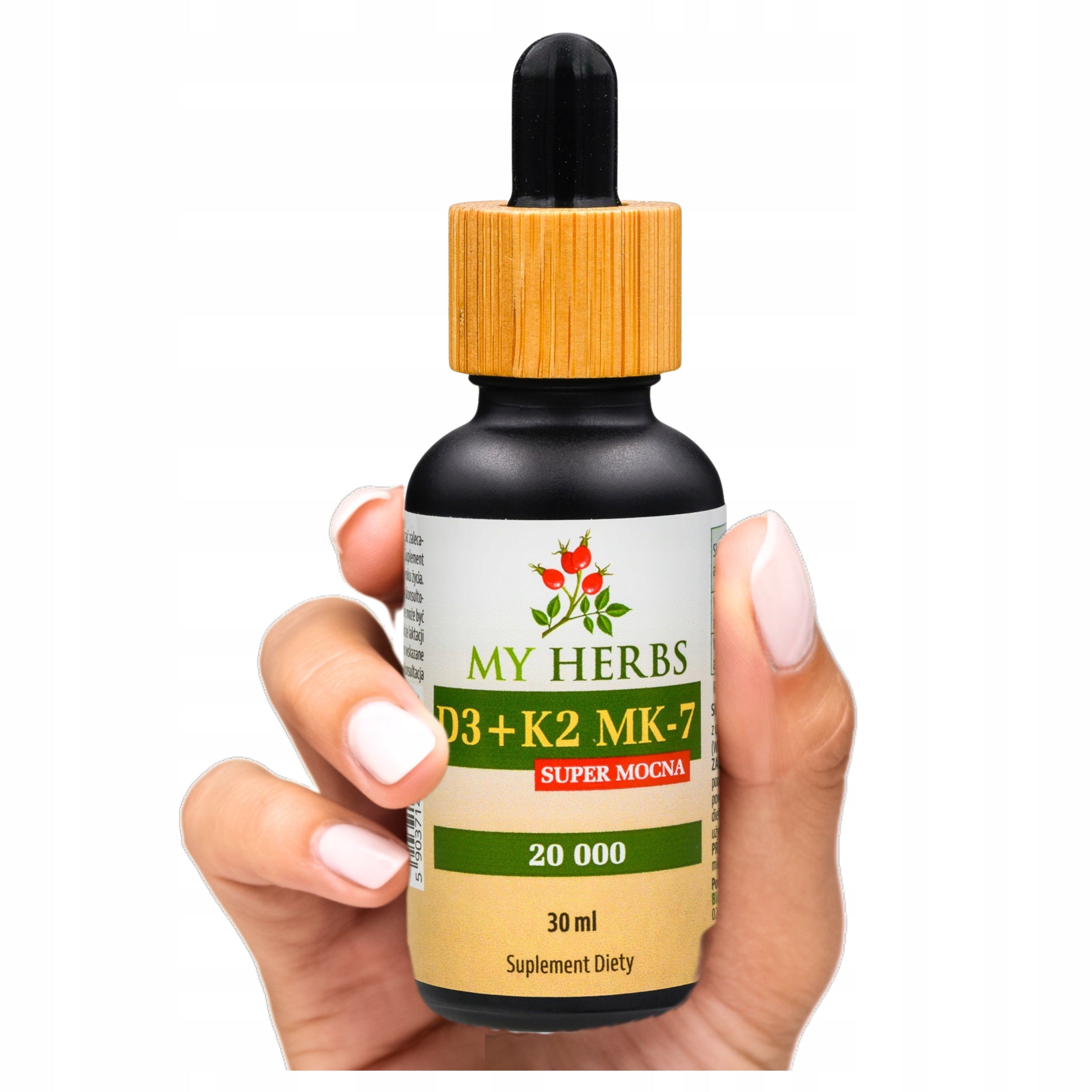 VITAMINS D3+K2 MK7 20 000 IN OLIVE OIL 30 ml SUPER STRONG