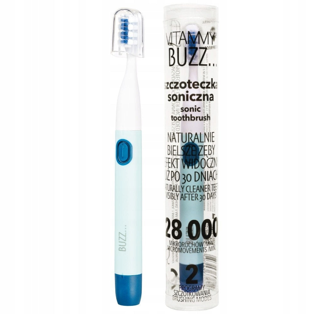 VITAMMY BUZZ BLUE Sonic toothbrush, 2 programs... Brand SMILS by VITAMMY