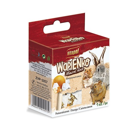 VITAPOL FOR RODENTS ORANGE XL LIMESTONE CUBE