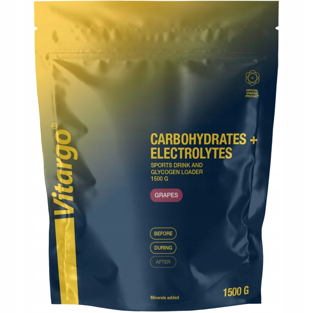 VITARGO Electrolyte 1,5KG grape Swedish carbohydrates foil ZIP grapes