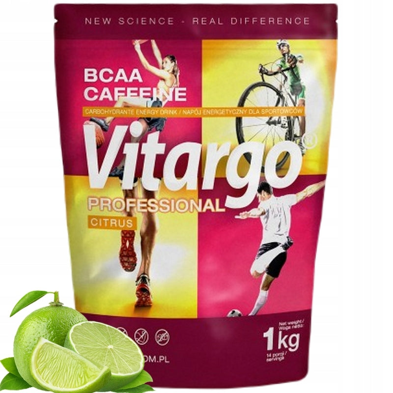 VITARGO Professional 1KG Swedish carbs with caffeine 1000g citrus