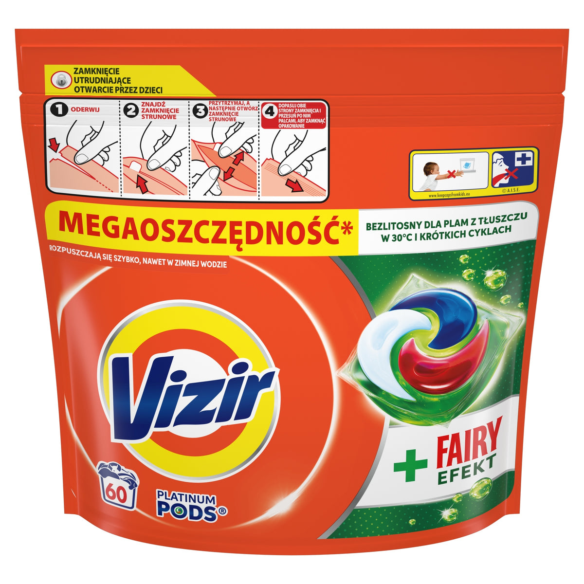 VIZIR Washing capsules Fairy Effect 60 pieces