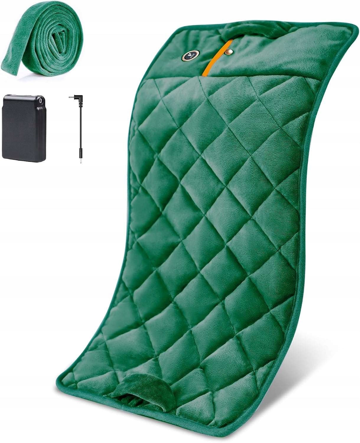 VOFUOTI Wireless Blanket Heating Pillow with Rechargeable Battery 10000 mAh 60x30
