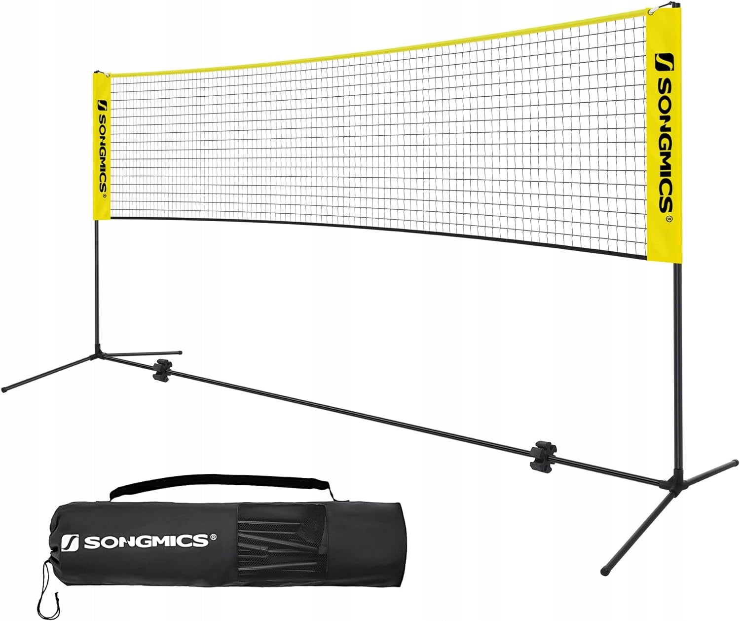VOLLEYBALL BADMINTON NET ADJUSTABLE FOR GARDEN 3M SET