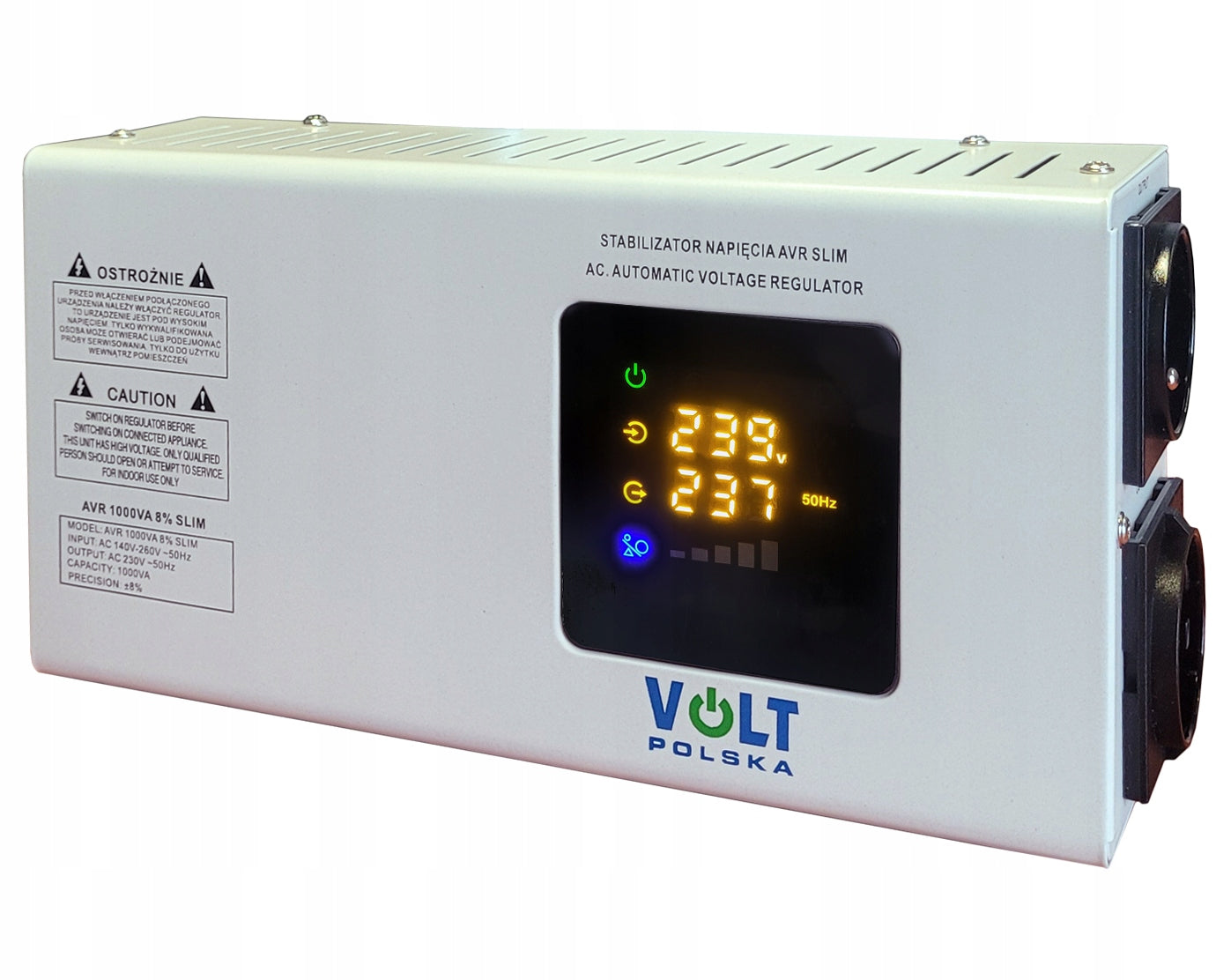 VOLTAGE STABILIZER AVR 1000 8% PHOTOVOLTAIC UNIT FURNACE CO SLIM HANGING