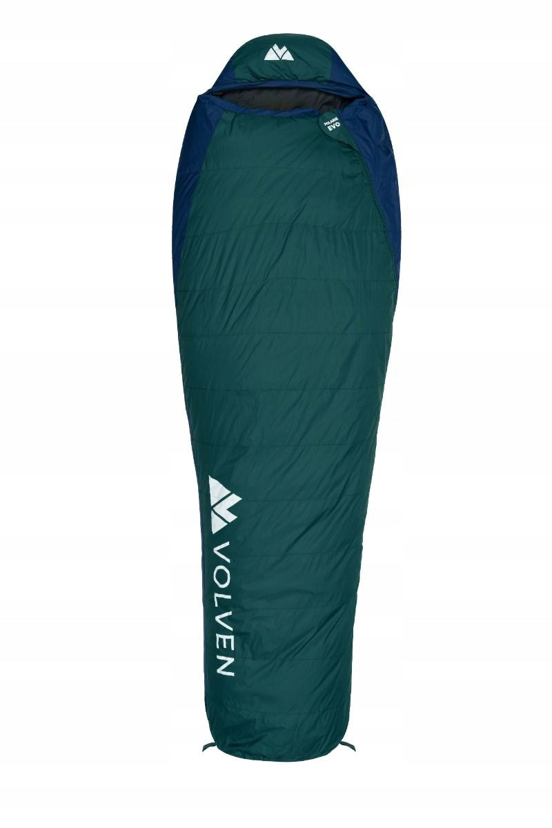 VOLVEN Polaris Evo Down Sleeping Bag - Green Right