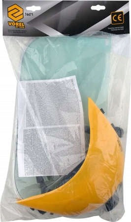 VOREL FACE SHIELD VISOR GLASS WITH HEADER Type other