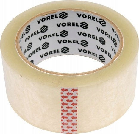 VOREL PP PACKING TAPE TRANSPARENT 48mmx40m