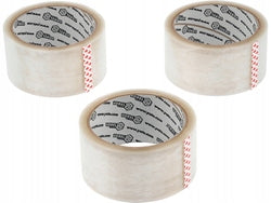 VOREL PP TAPE COLORLESS 3PCS 48MMX50M