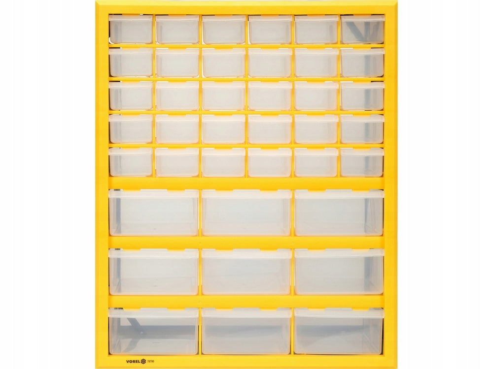 VOREL WORKSHOP CABINET MODULAR WALL ORGANIZER 39 DRAWERS V78780 Kind closed organizer