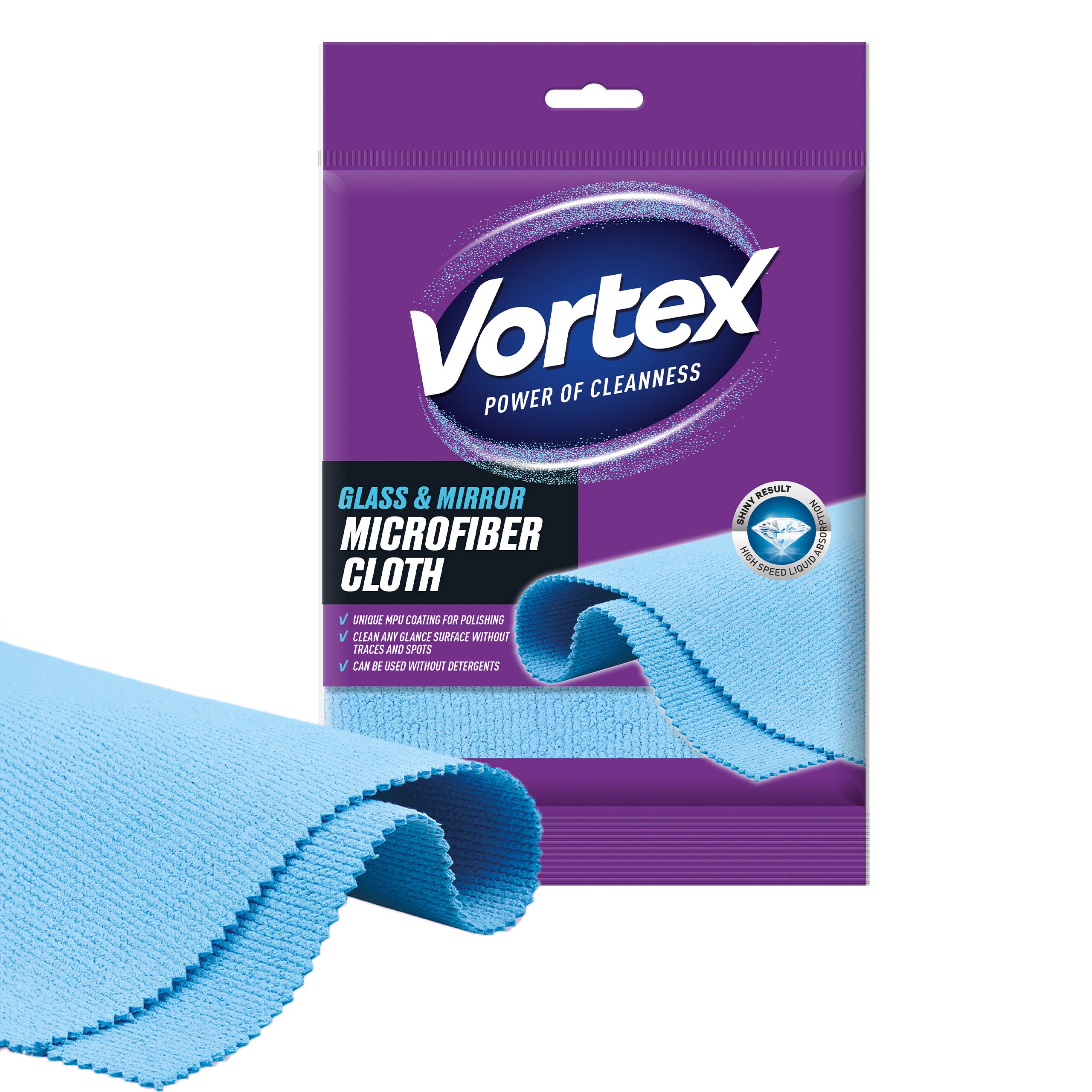 VORTEX Microfiber Cloth for Glass and Mirrors | 1pc