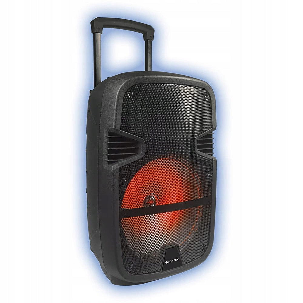 VORTEX VO2619 Portable Bluetooth Speaker, 50W RMS, FM Radio, Black Brand Vortex