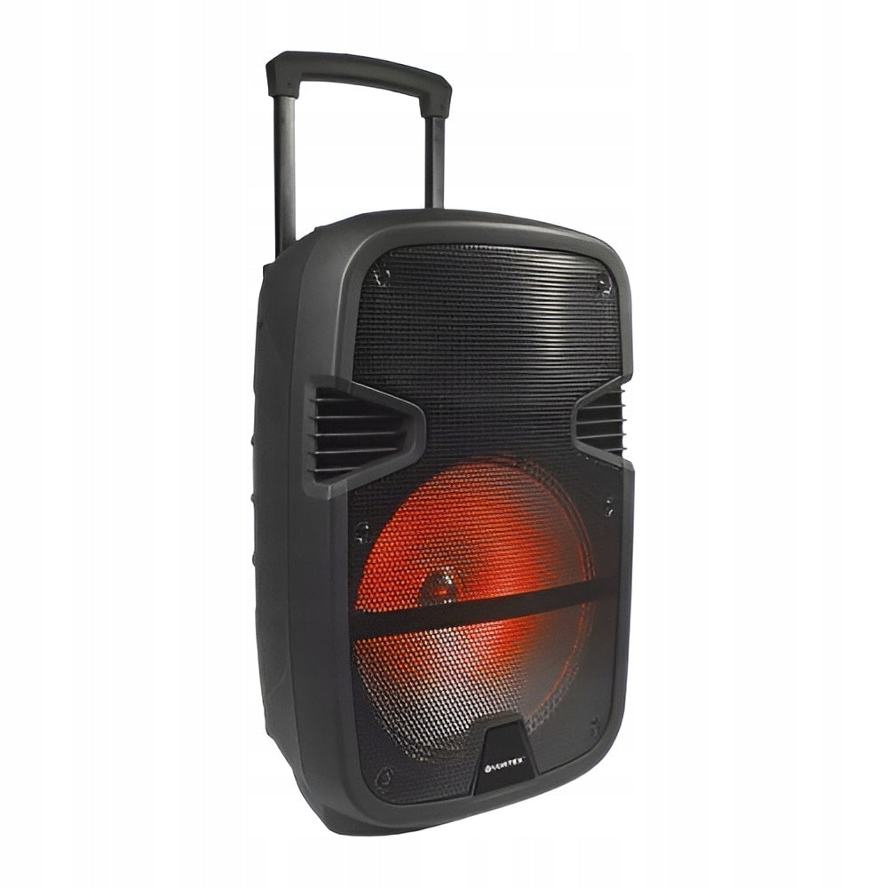 VORTEX VO2619 Portable Bluetooth Speaker, 50W RMS, FM Radio, Black