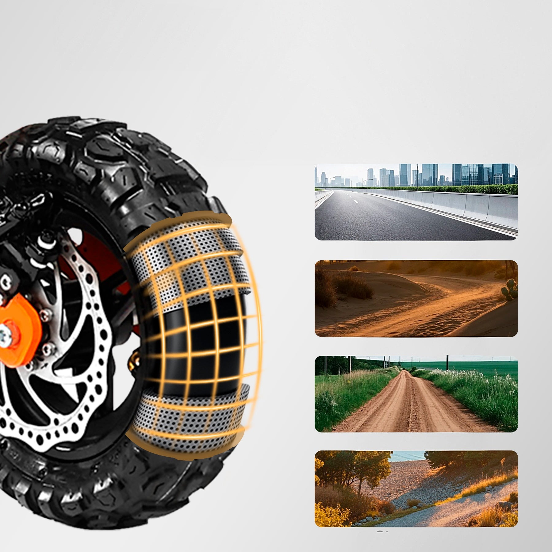 VREOM Z37 Electric Off-Road Scooter 6000W Range of 70 km Off-Road Tires 11“ Manufacturer code VREOM Z37 80km/h 43kg Foldable seat