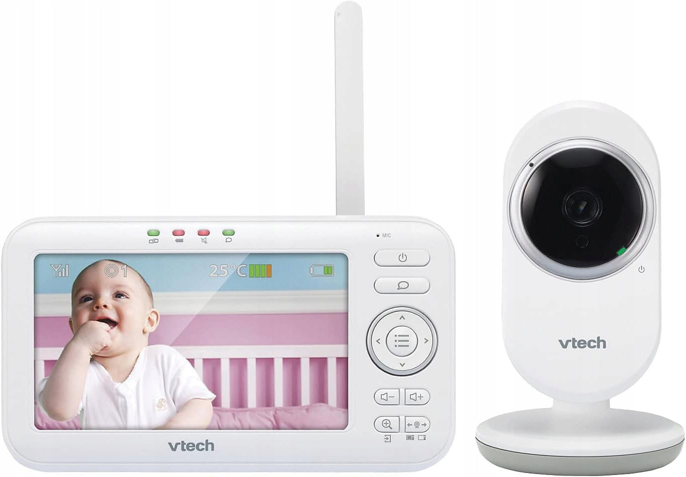 VTECH Babyfon Camera 5 Inch LCD Night Screen Vision Baby Monitor