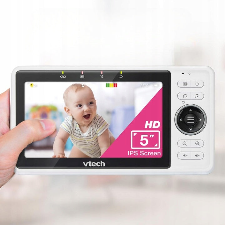 VTech VM901-2W Baby Monitor WiFi 2 Cameras FHD 1080p Screen 5 inches Packaging status original