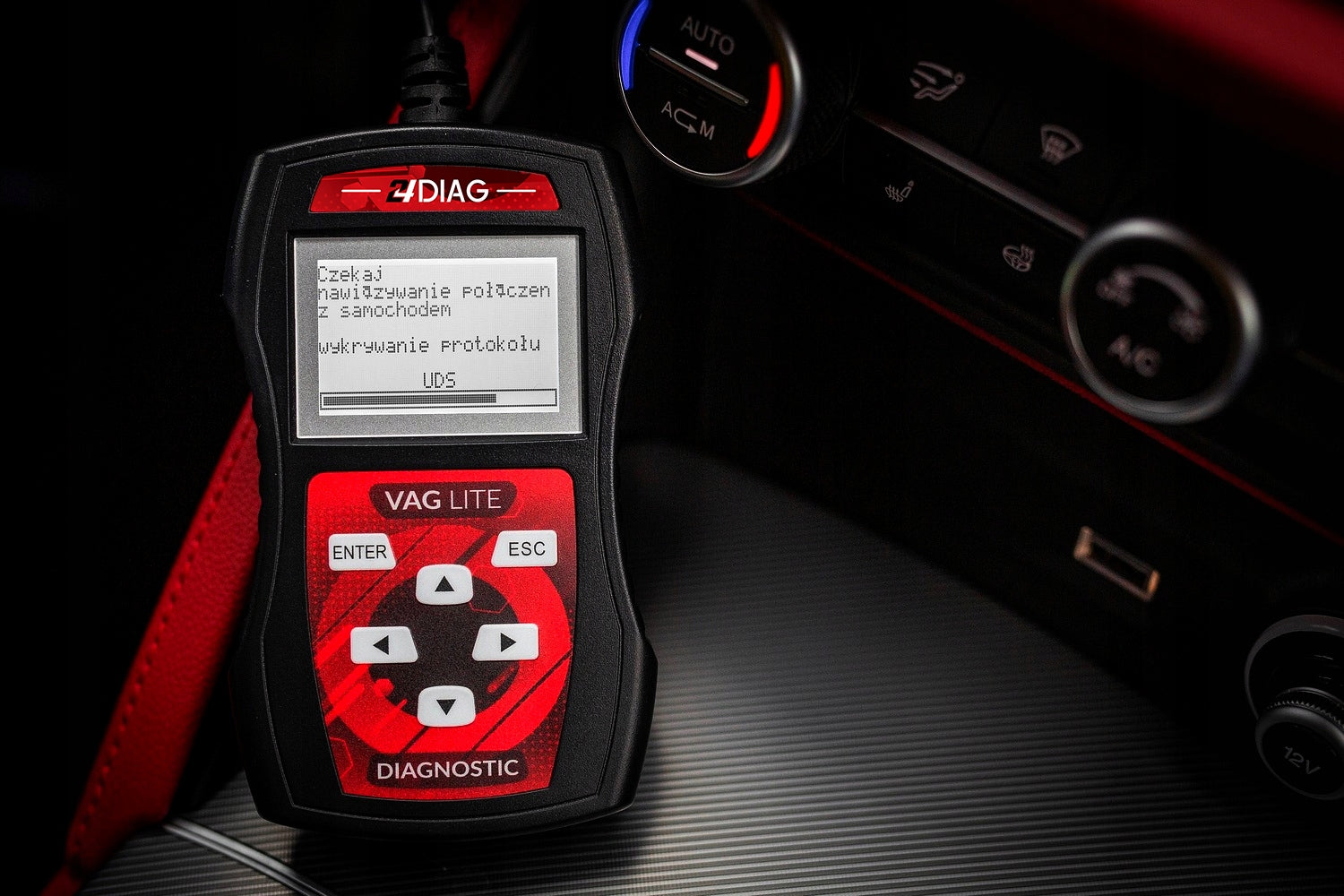 VW AUDI SEAT SKODA INTERFACE SCANNER DIAGNOSTIC COMPUTER OBD 2 VAG Polish Brand 24Diag