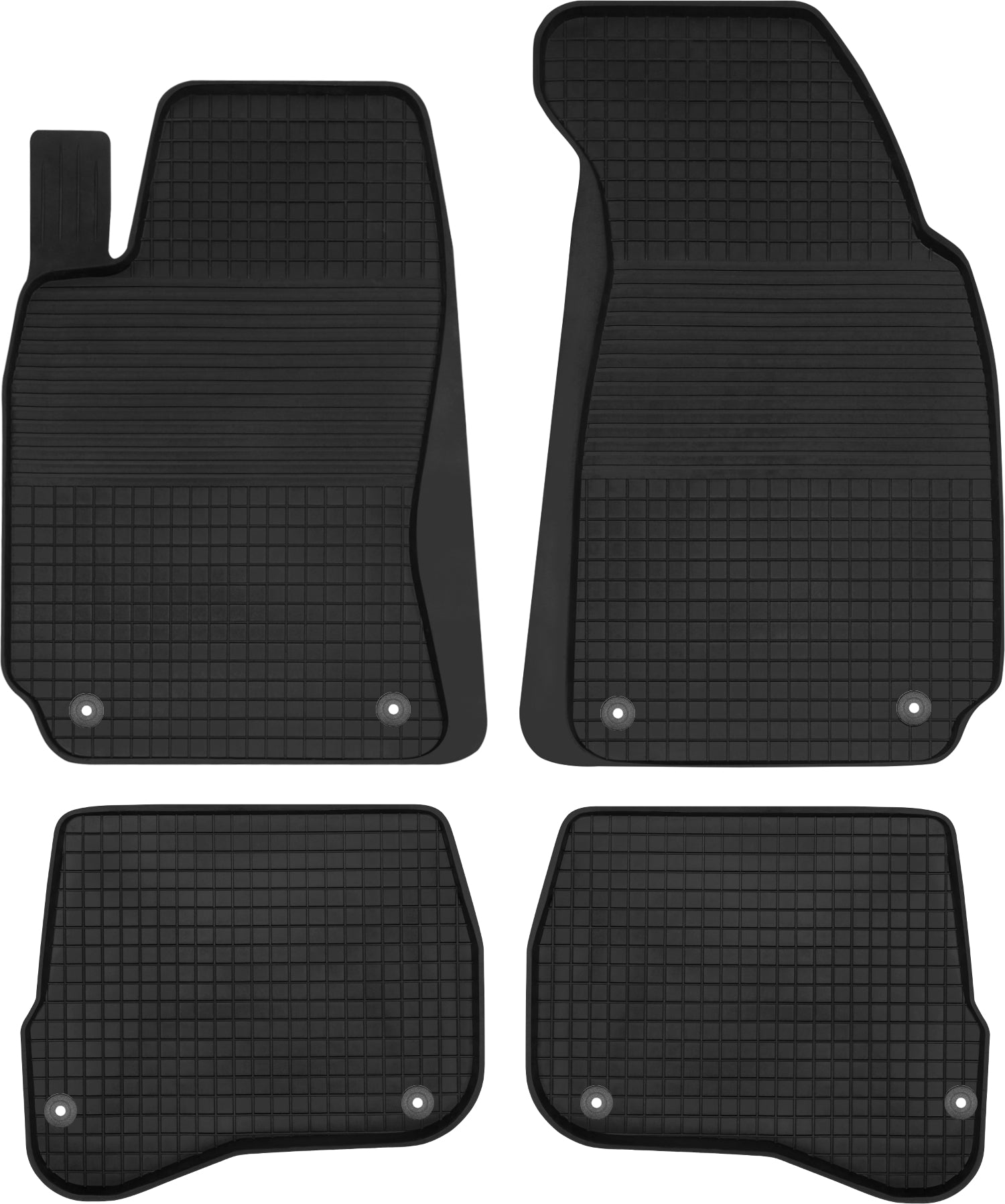 VW PASSAT B5 / B5 FL (1996-2005) rubber mats KORYTKO 2cm + STOPWATCHES