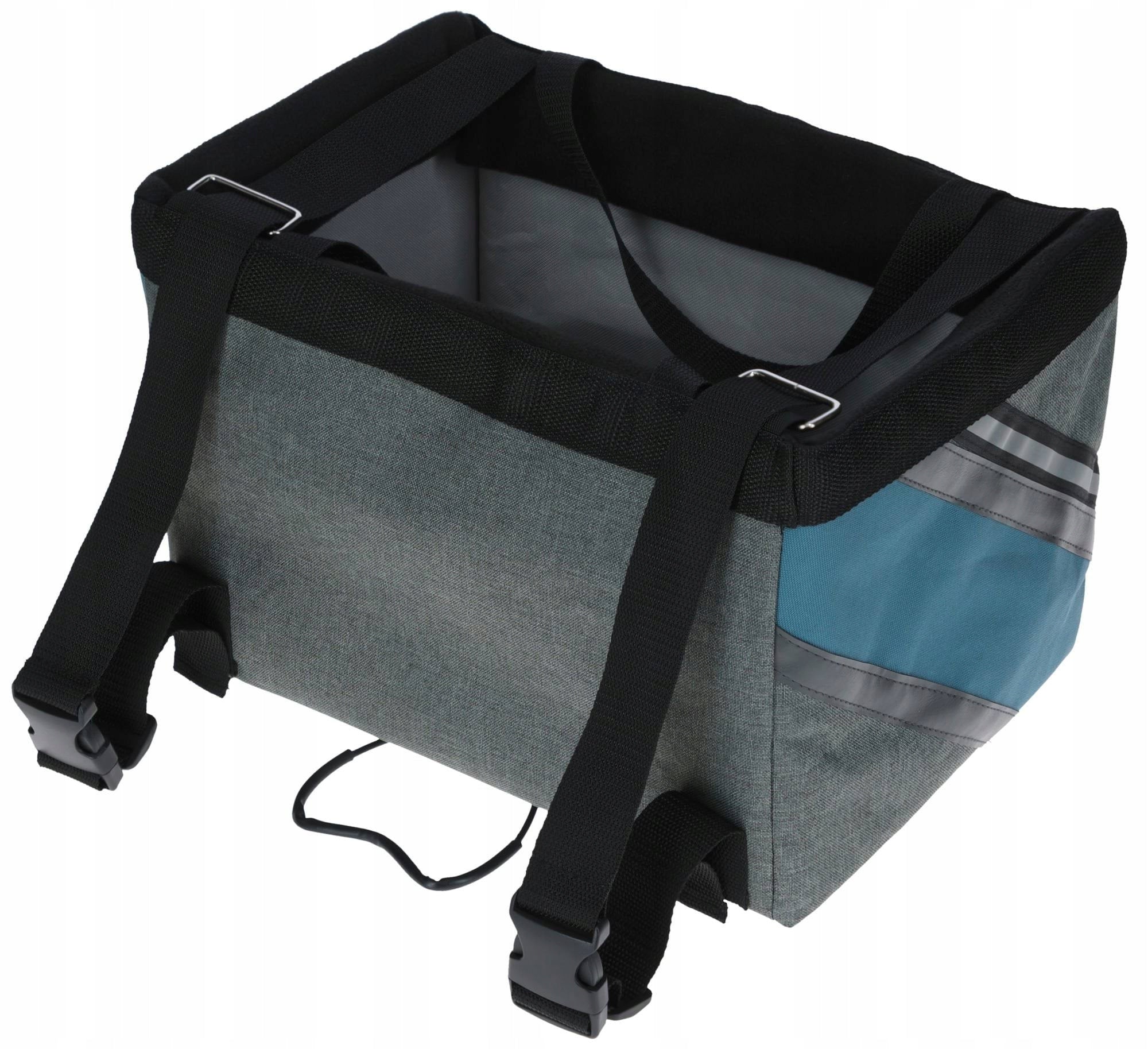 Vacation Dog Bike Bag, 38 x 25 x 25 cm, Grey/Blue, Kerbl Manufacturer code 80569