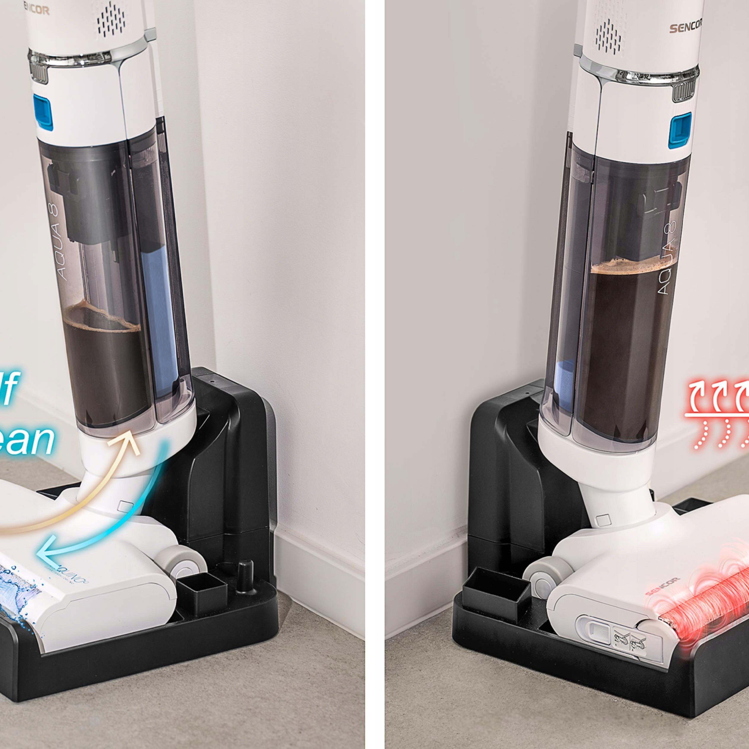 Vacuum Cleaner Cordless Vertical Mop SENCOR SVW 5010WH 11000Pa White Manufacturer code SVW 5010WH