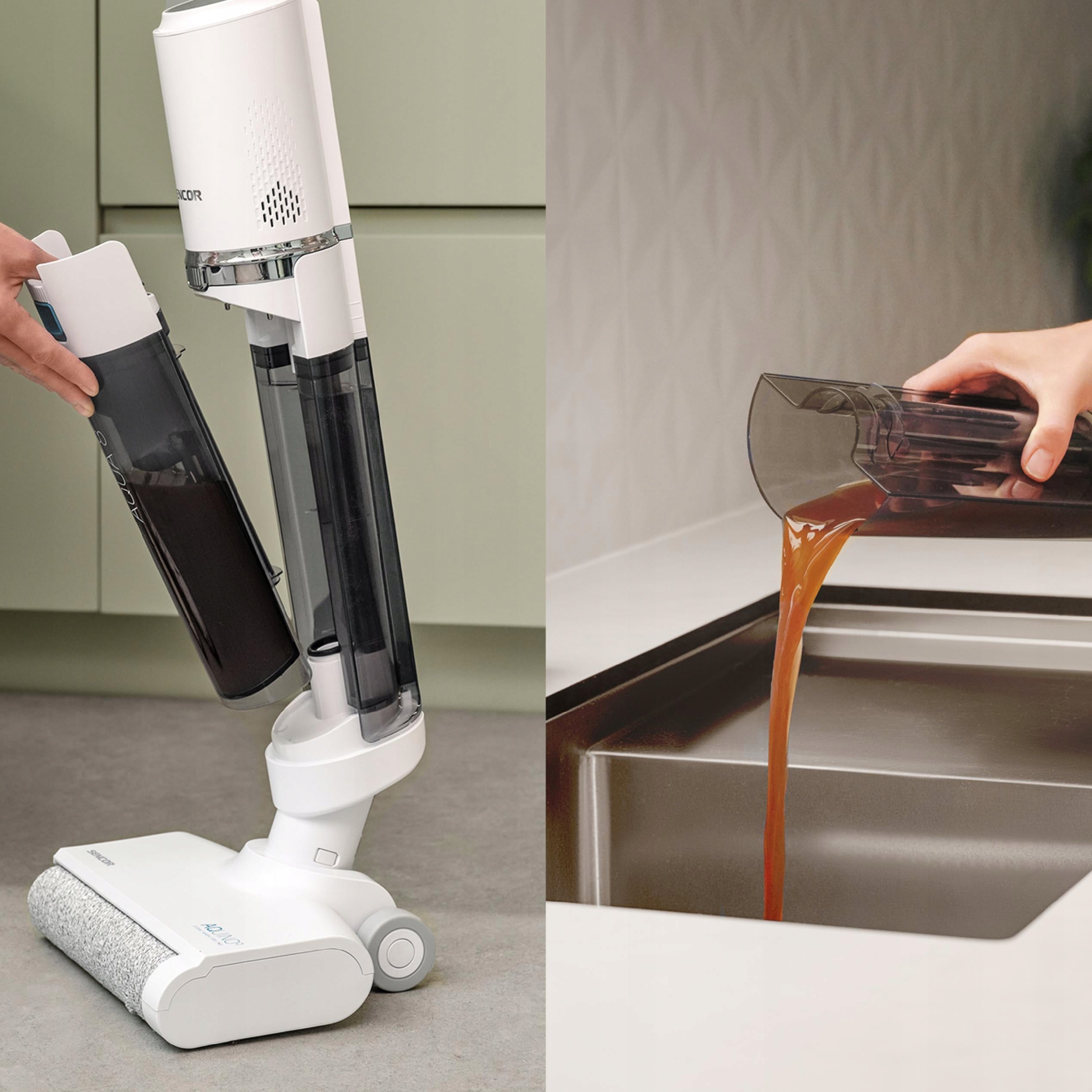 Vacuum Cleaner Cordless Vertical Mop SENCOR SVW 5010WH 11000Pa White Model SVW 5010WH