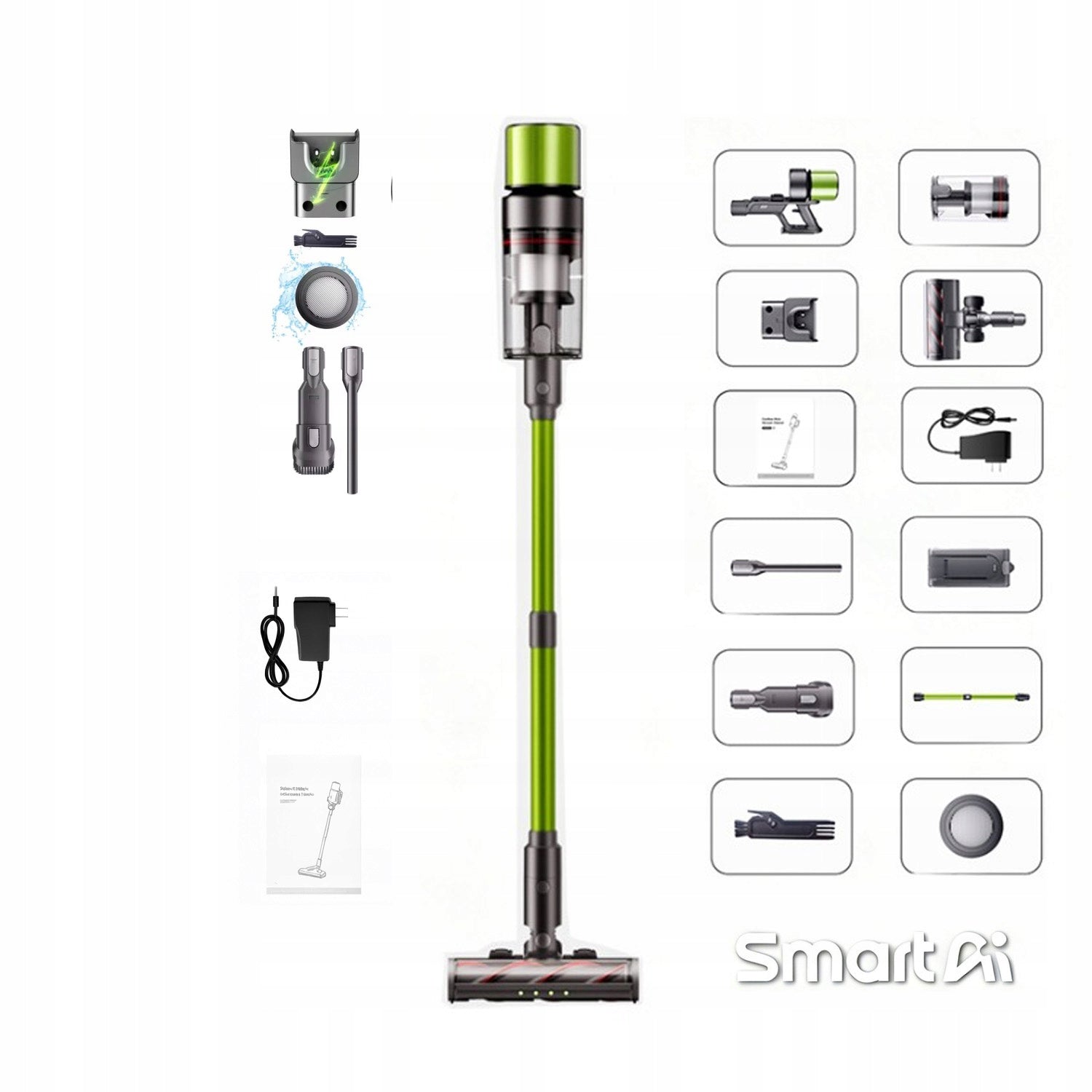 Vacuum Cleaner Smart Home / Industry 650W 29.6V 24000mAh SmartAi V6