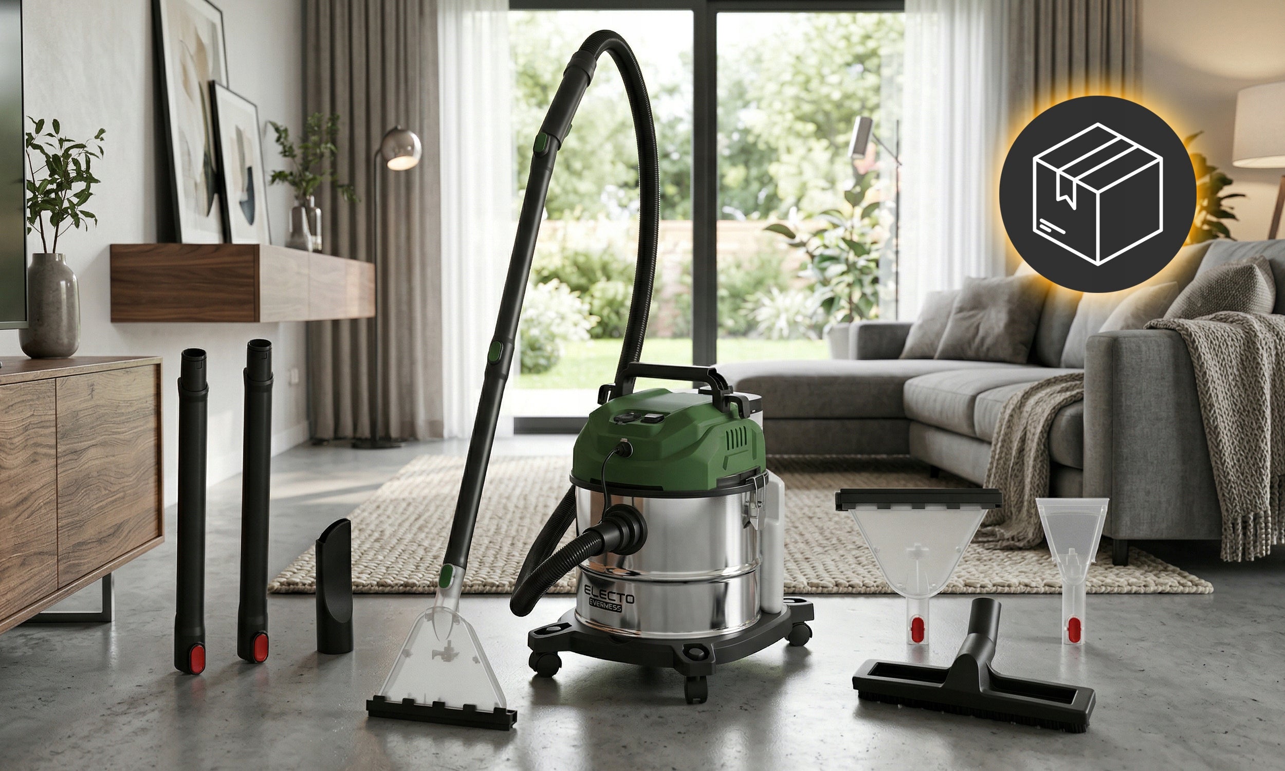 Vacuum Cleaner Washing Powerful 2200W Narrow Suction Cup For Washing Carpet Upholstery Power 2200 W