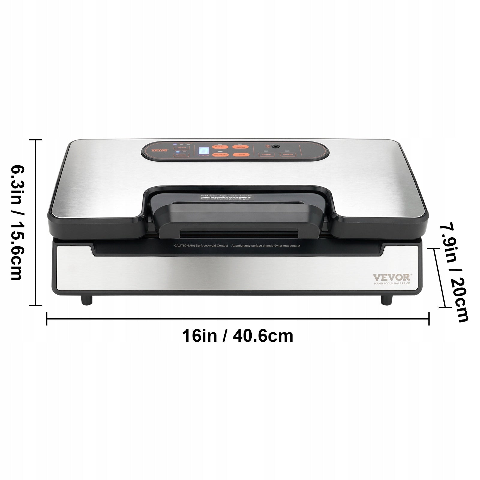 Vacuum Sealer Machine Food Preservation Storage Saver 90Kpa w/ Seal Bag EAN (GTIN) 840349924731