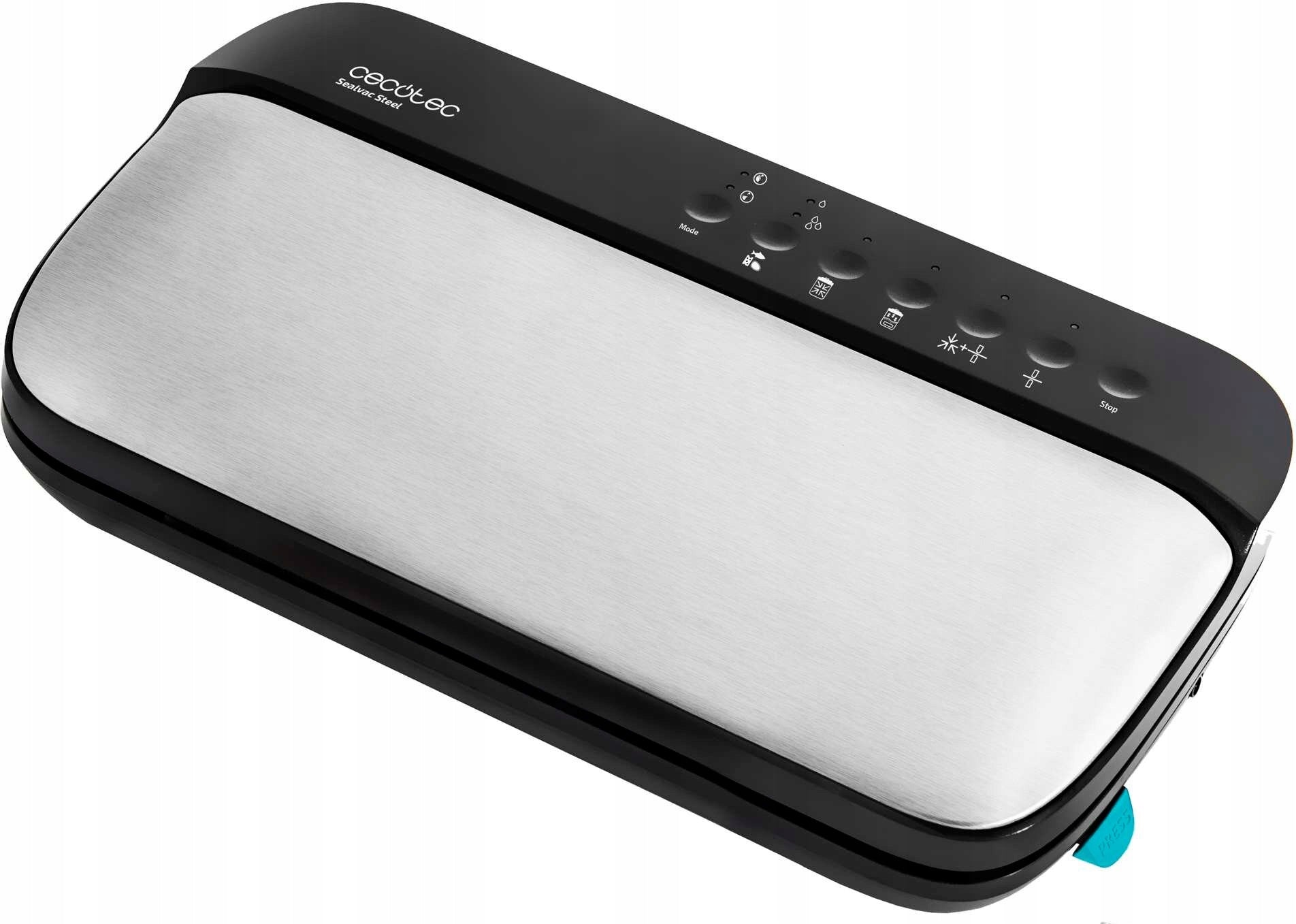 Vacuum Sealer Sealvac Steel Cecotec 120W Black Silver