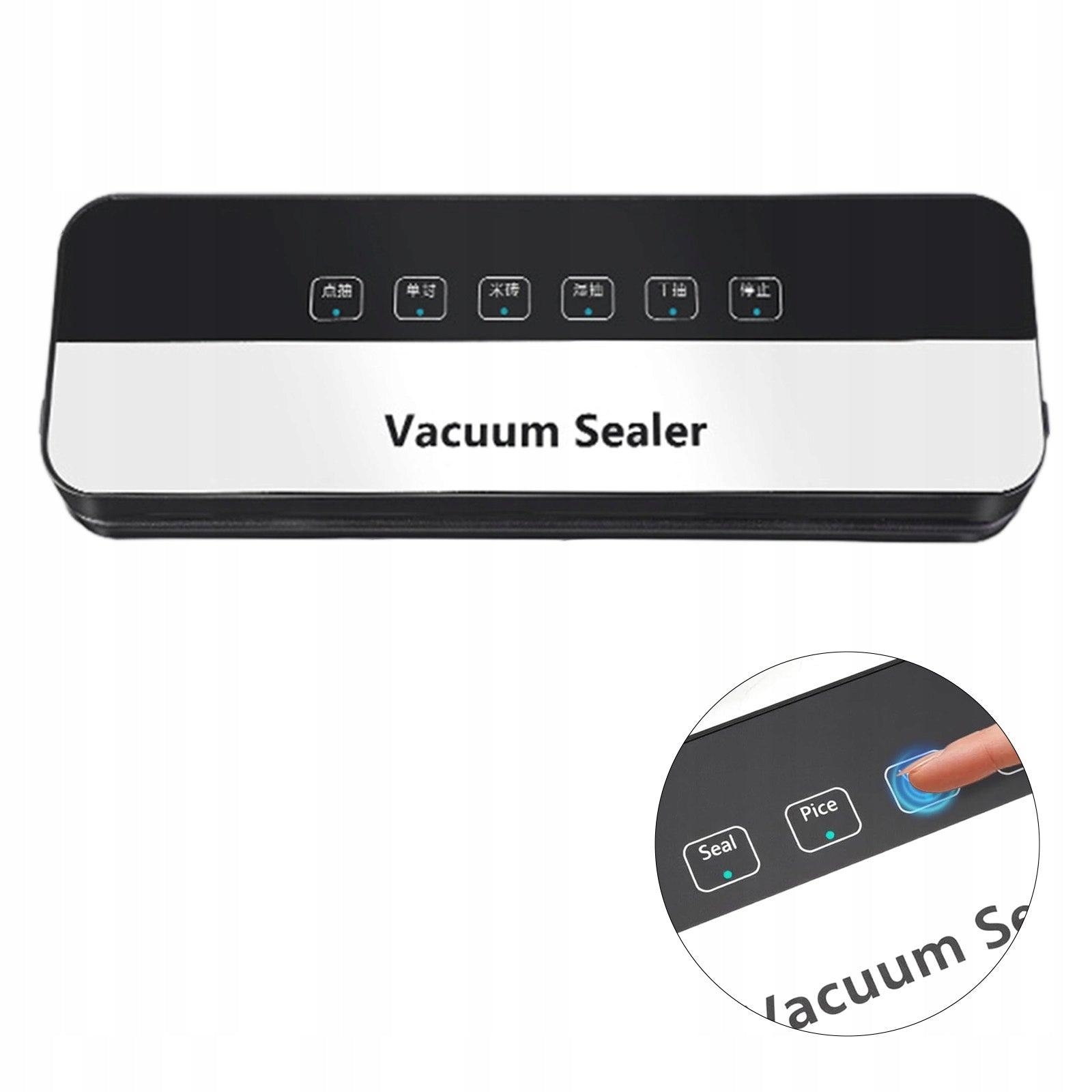 Vacuum Sealer Smart Touch Screen 6 Modes Dry Wet Rice Seal for Food Storage