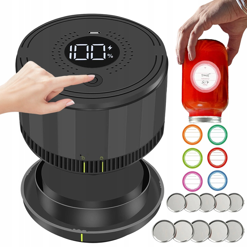 Vacuum Sealing Jar Kit for 84mm and 67mm Portable Jars