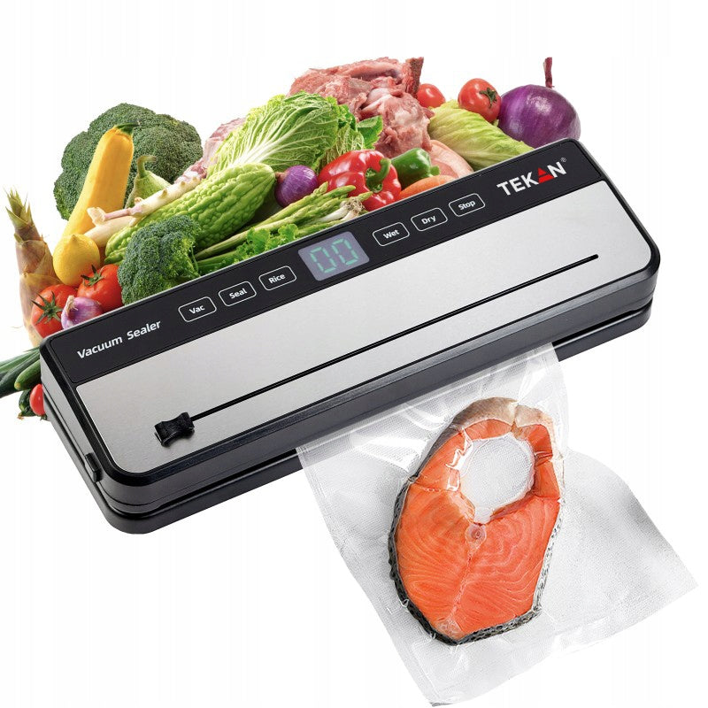 Vacuum Welding Machine Automatic Food Packaging Machine Knives + Pouches Packaging status original