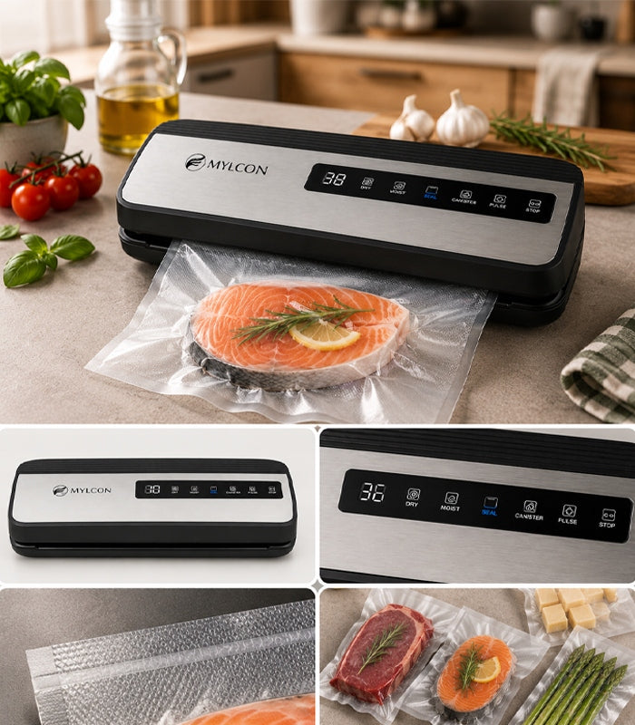 Vacuum Welding Machine Food Packer Automatic For Food + Foil
