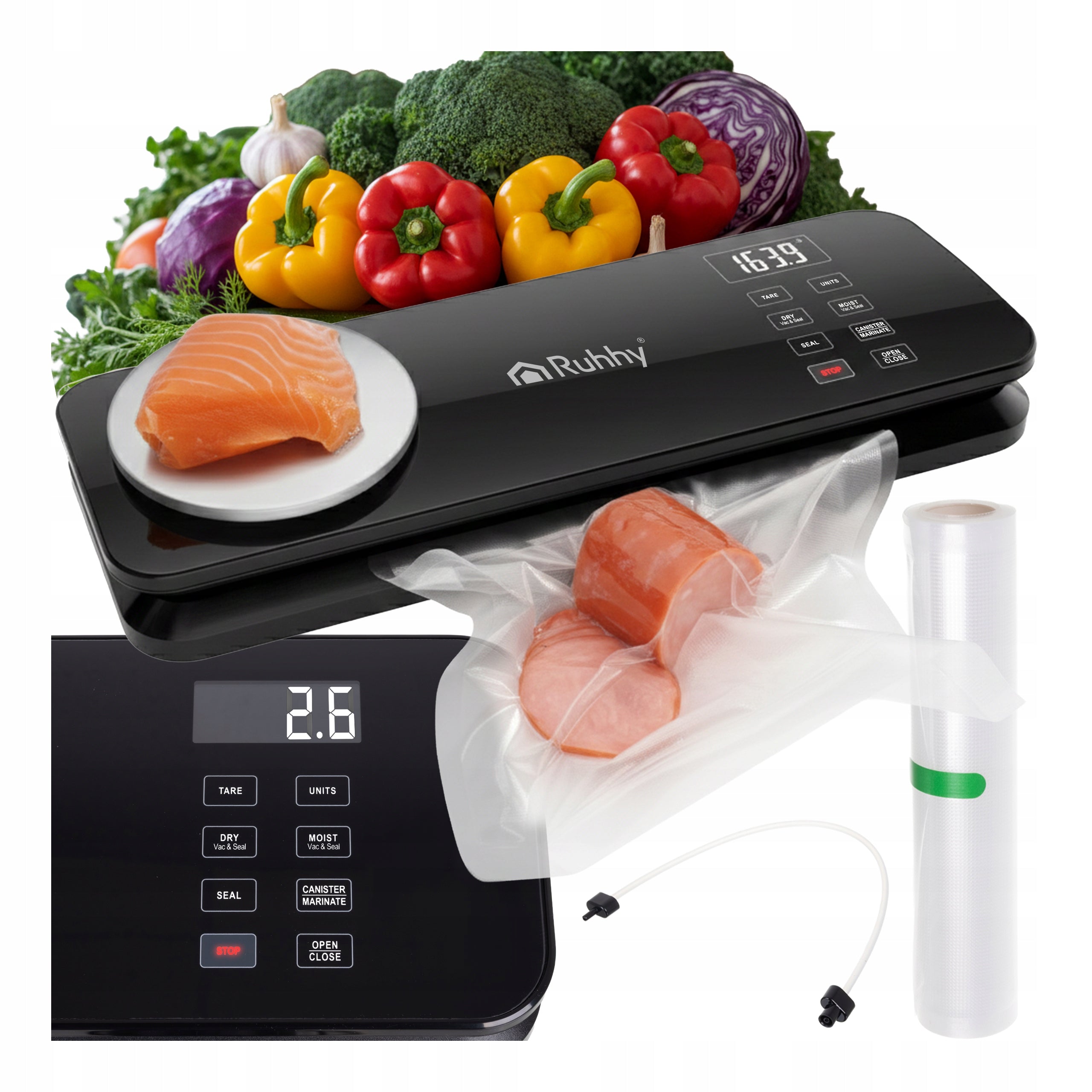 Vacuum Welding Machine Food Packing Machine +Foil Automatic Food Weight