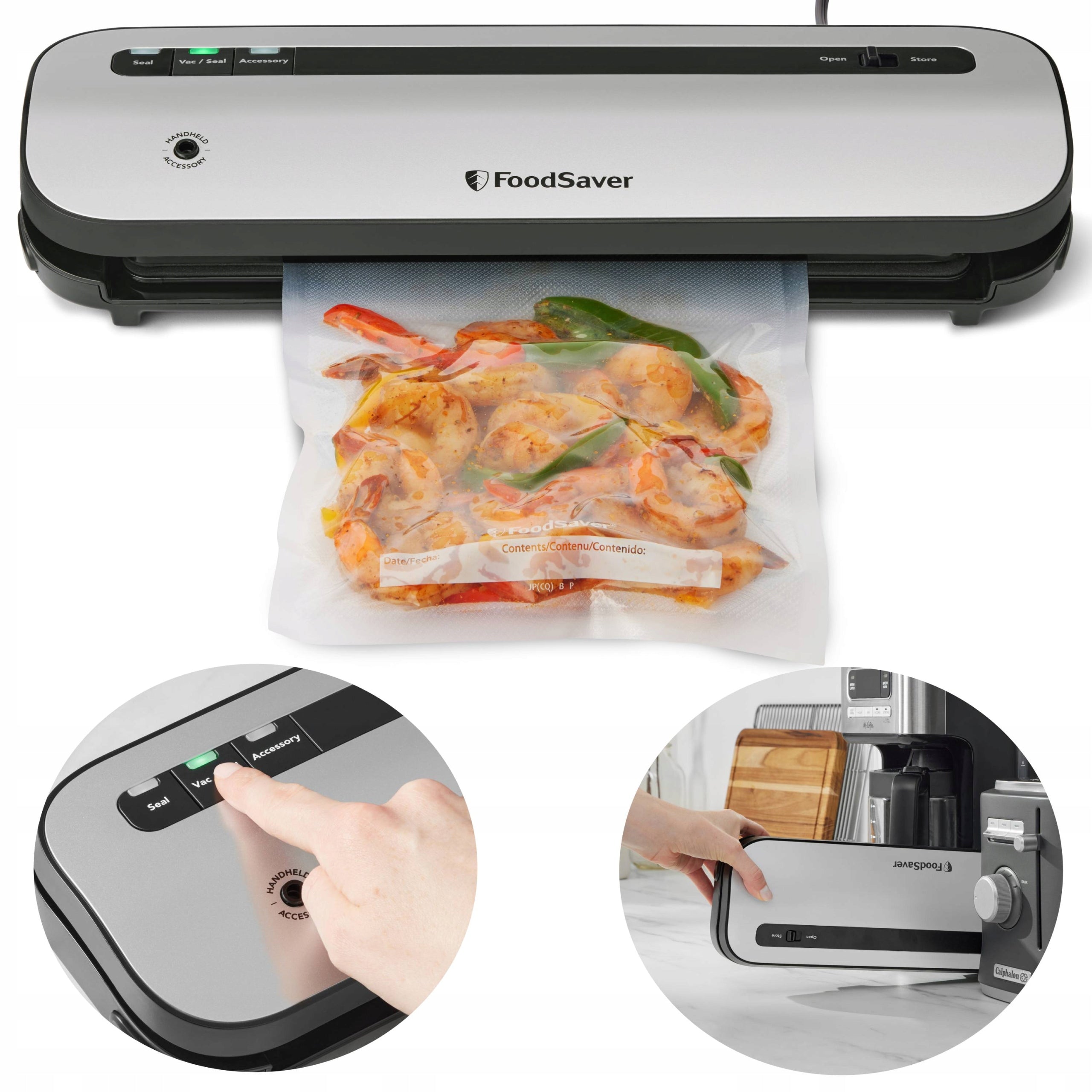Vacuum Welding Machine Food Vacuum Packing Machine FoodSaver VS1290X