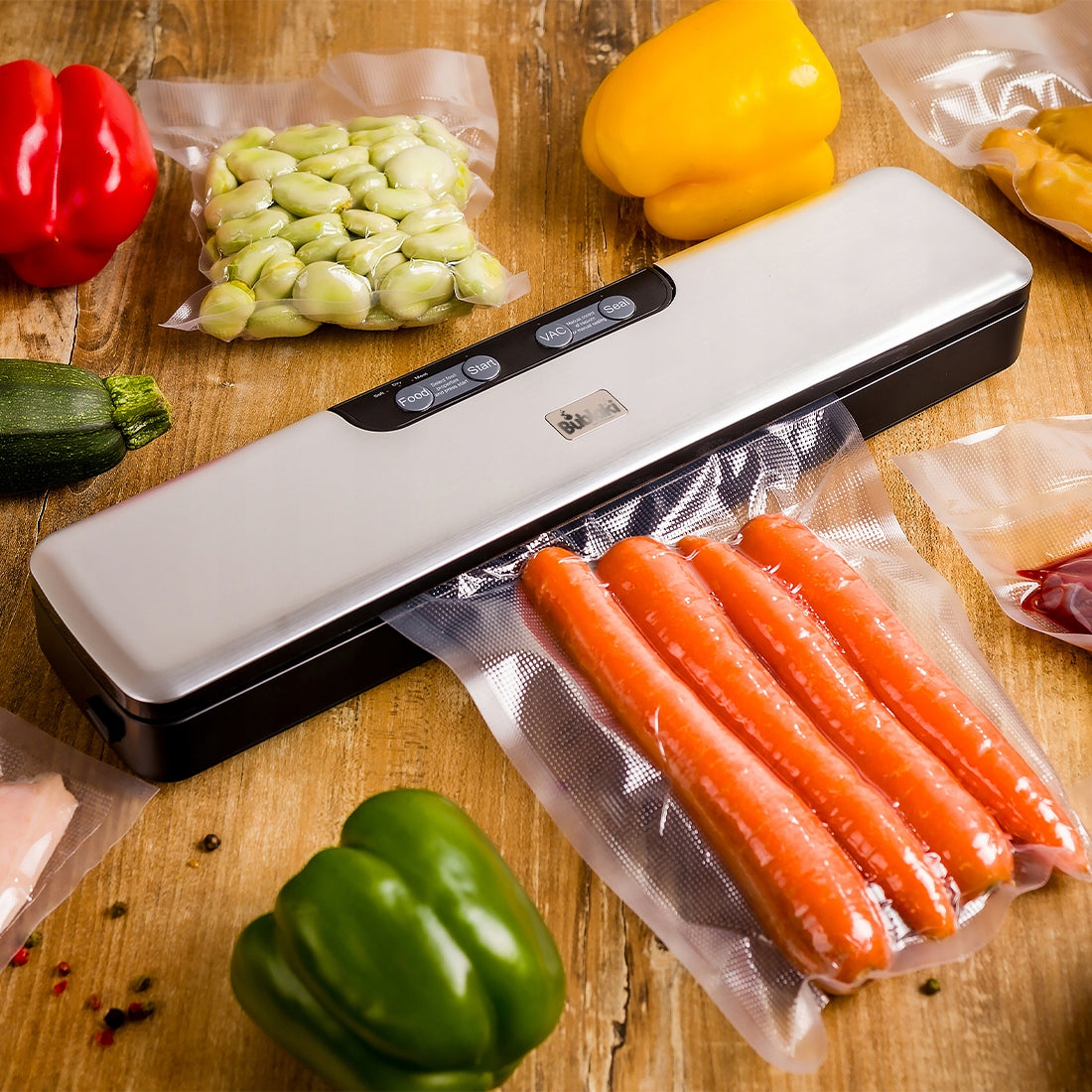 Vacuum Welding Machine For Food Film 125W 70Kpa Bublaki Packing Machine +BAGS Brand no brand