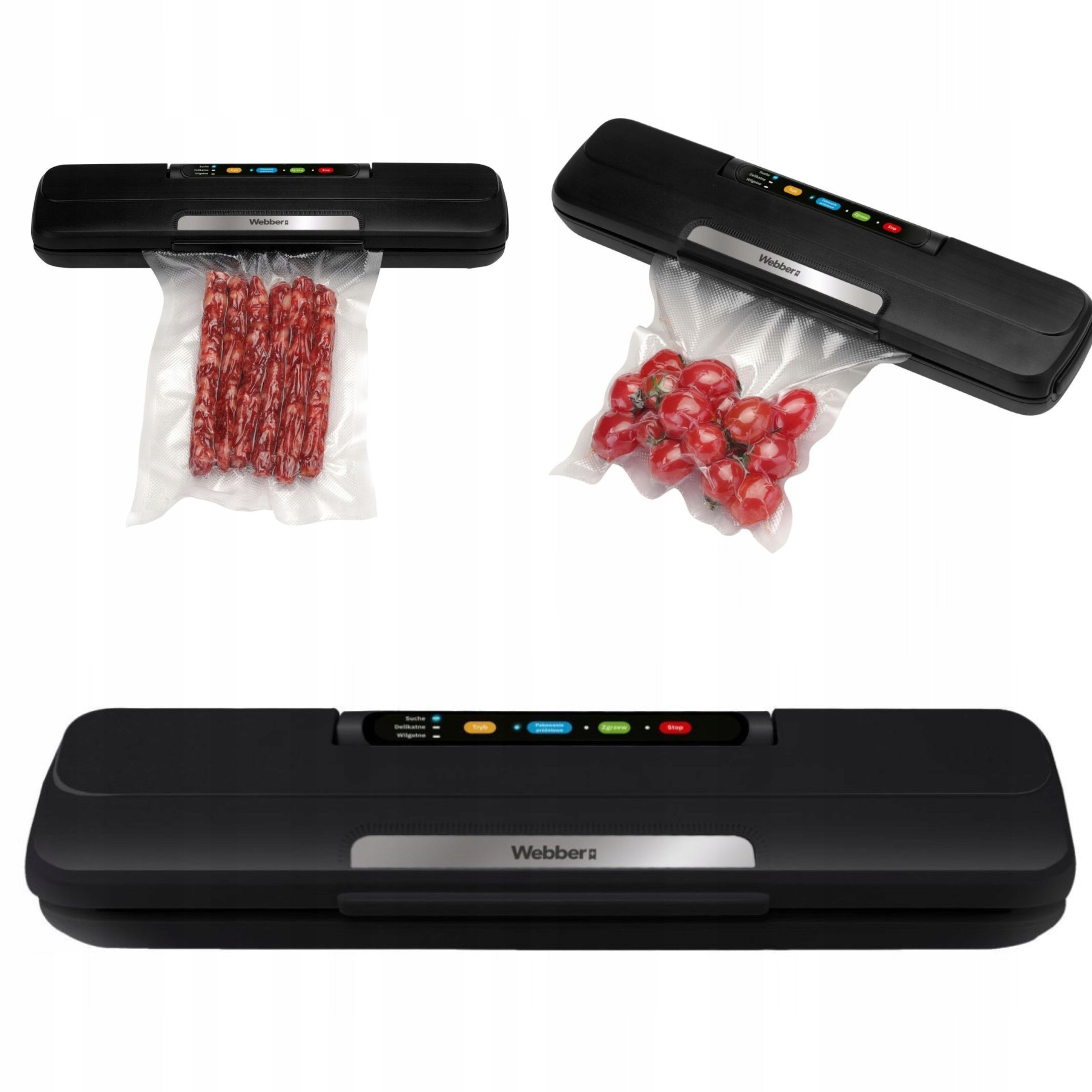 Vacuum Welding Machine For Food Packaging 110W Akcesoria Black Packing Machine