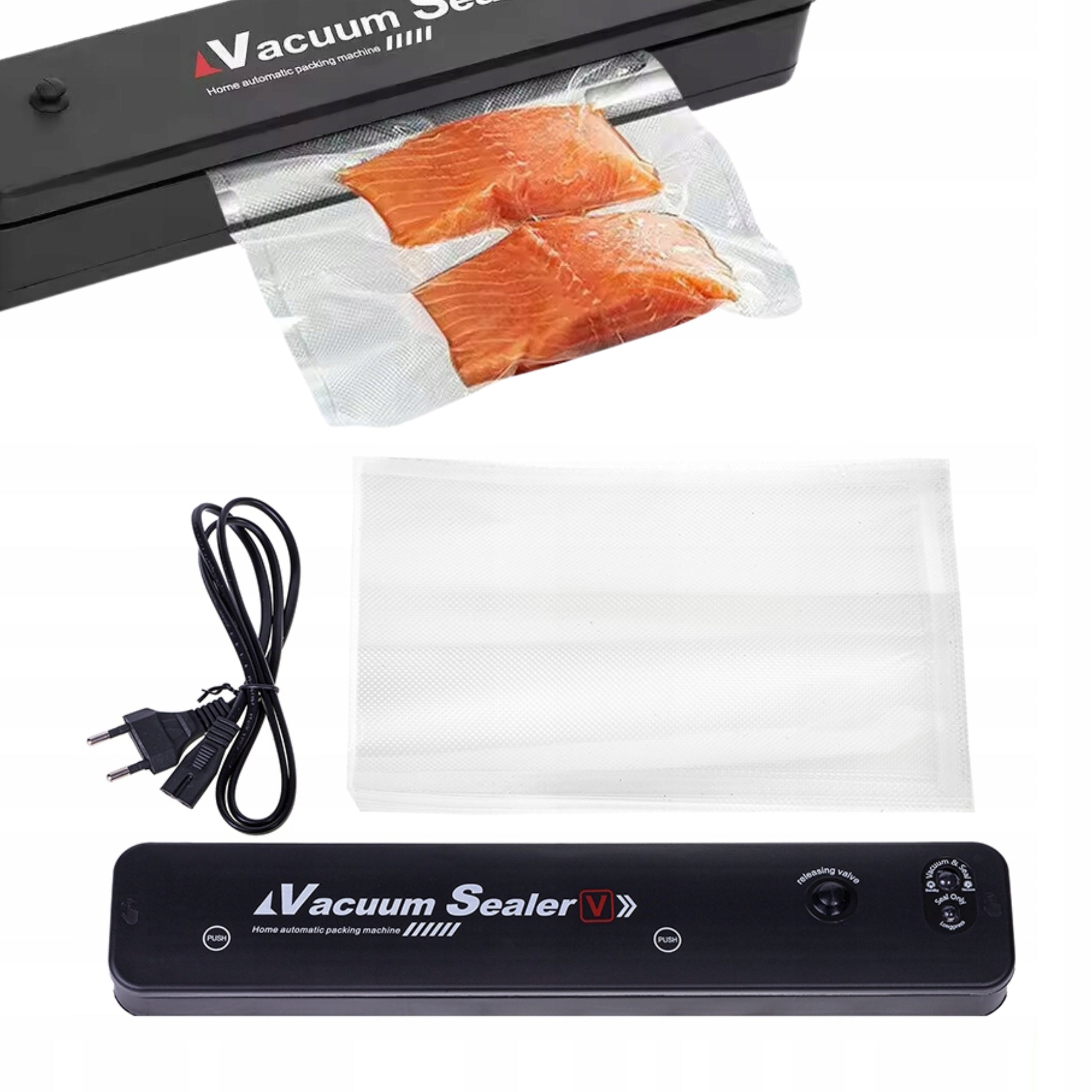 Vacuum Welding Machine for Food Foil Food Packing Machine + Bags 10 Pieces