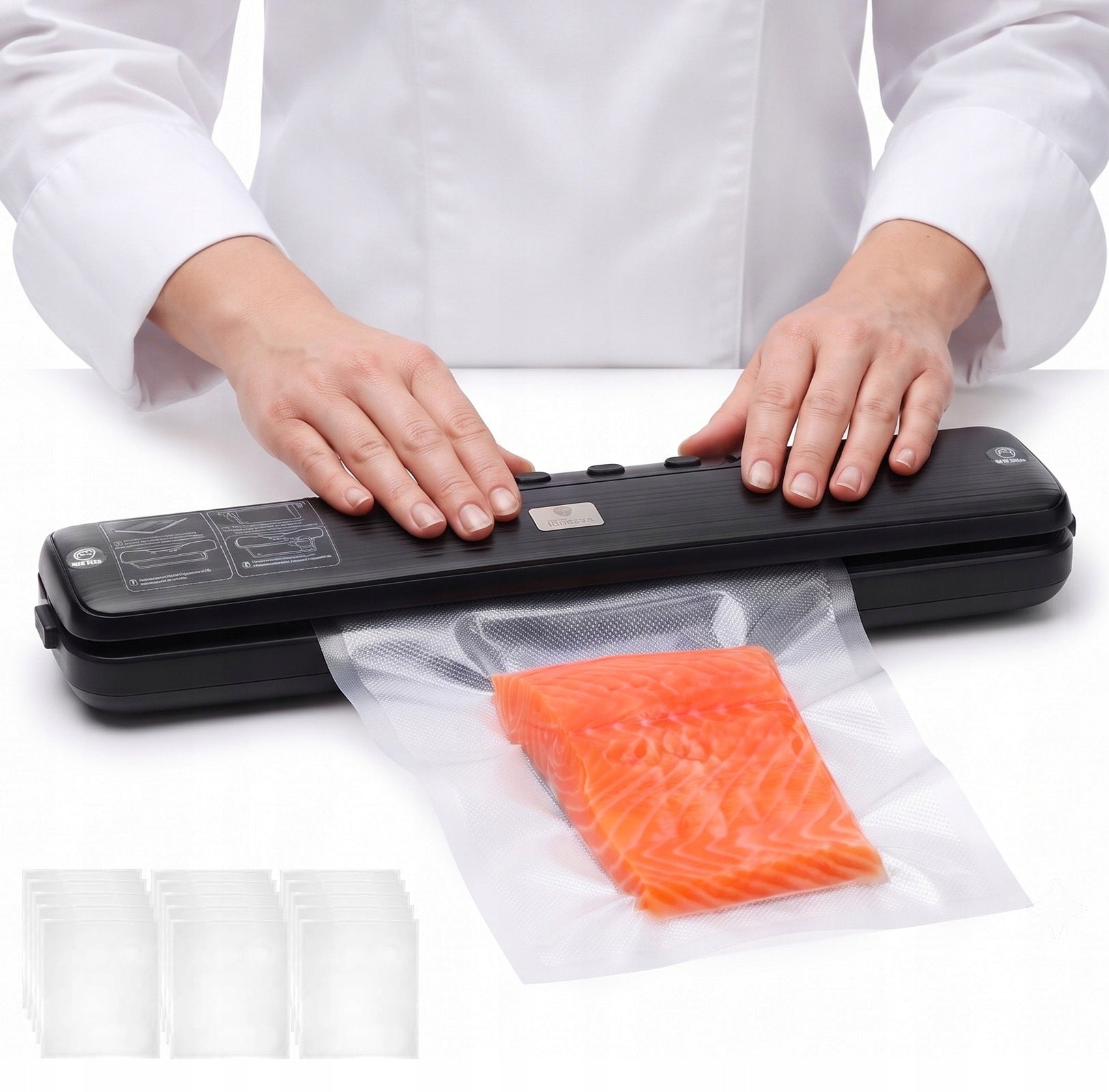 Vacuum Welding Machine for Food Packing Machine 135W + XXL Bag Set