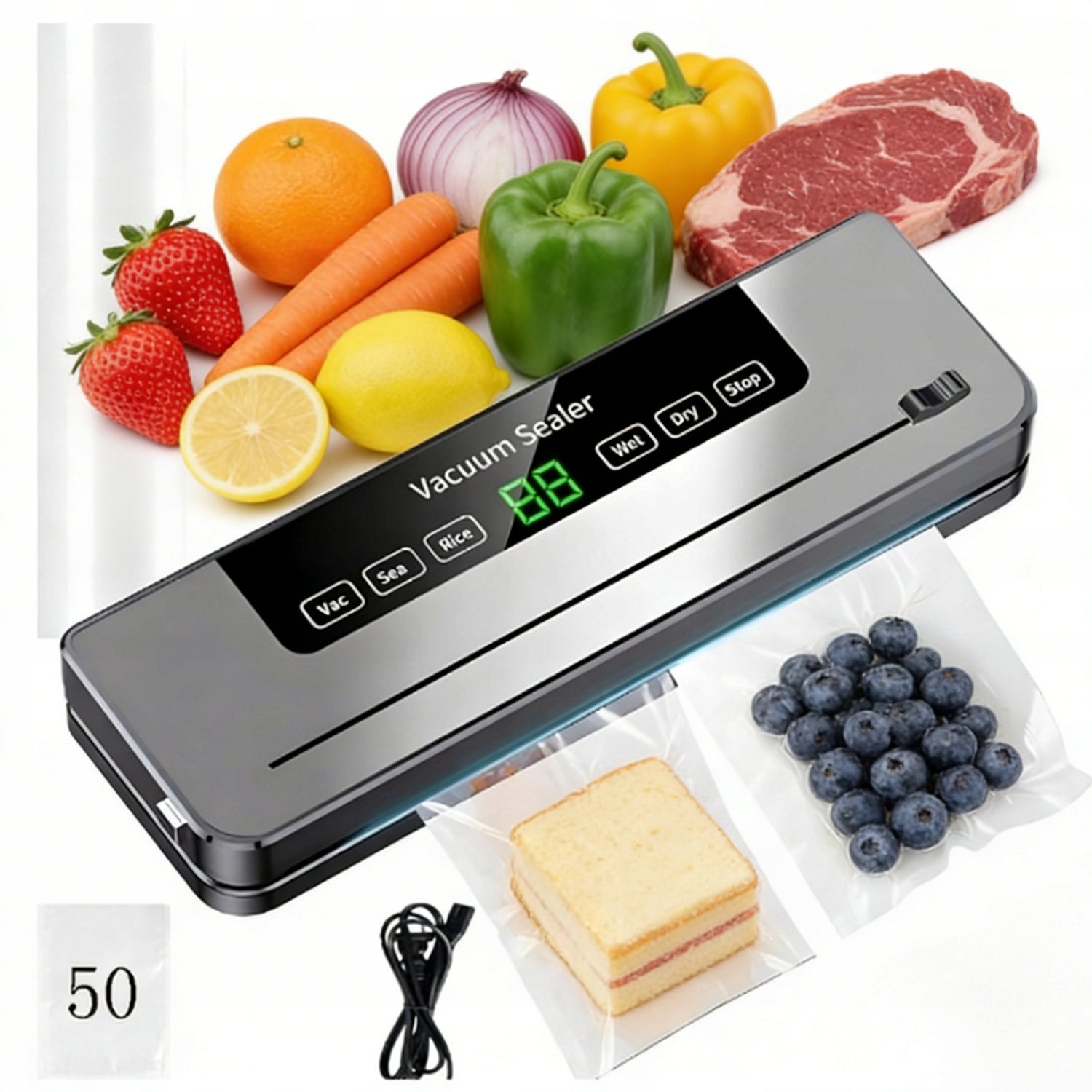 Vacuum Welding Machine for Food Packing Machine + Automatic Food Foil