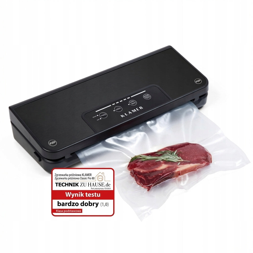 Vacuum welding machine KLAMER Classic Pro 80 – for dry and moist food
