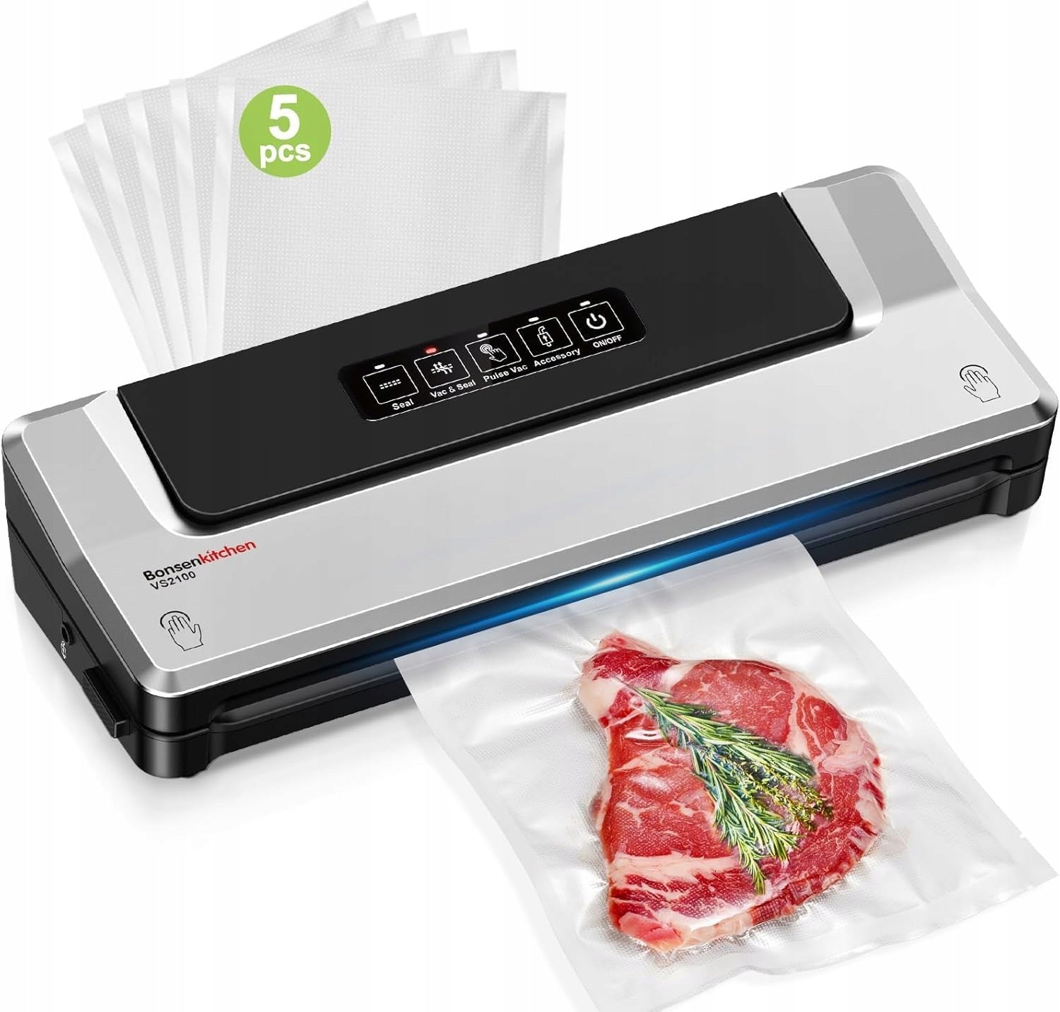 Vacuum welding machine VS2100 Sous Vide Bonsenkitchen