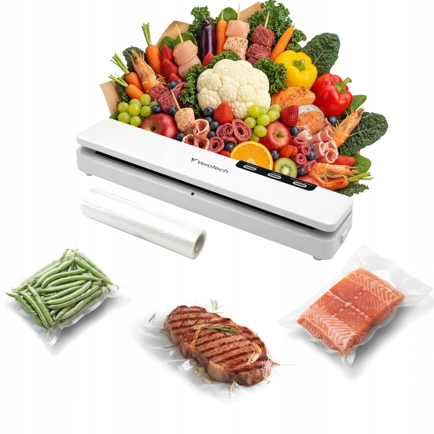 Vacuum welding machine Verotech VA-300 strong food packaging machine for gift