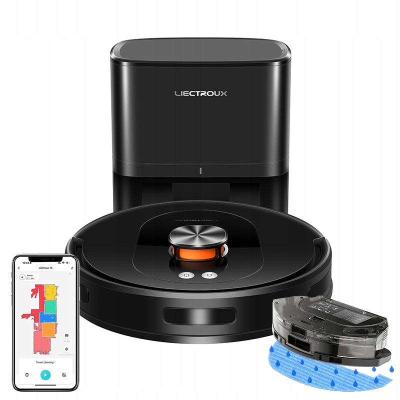 Vacuuming and washing robot Liectroux T9 VISUAL ROOM MAP 3L