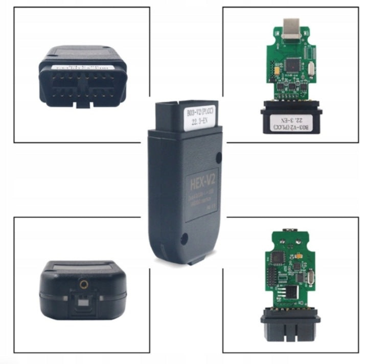 Vag-com VCDS OBD2 HEX-V2 Premium V25.3 Diagnostic Interface 2025 Polish Manufacturer code 4059300925151